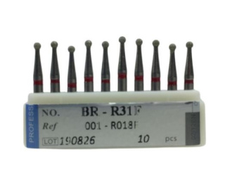 Wiertło Diamentowe BR-R31F 001-R018F; (czerwone); 10 szt.