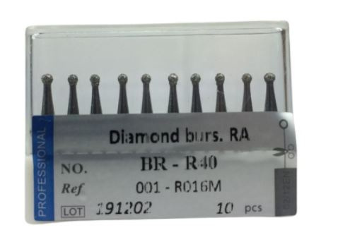 Wiertło Diamentowe BR-R40 001-R016M; (niebieskie); 10 szt. Wiertło Diamentowe BR-R40 001-R016M; (niebieskie); 10 szt.